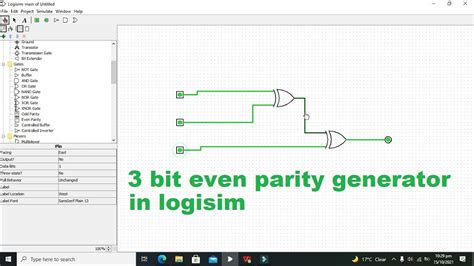 3 bit parity generator|3 bit even parity generator.